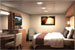 View description of an interior stateroom