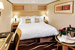 View description of an interior stateroom