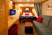 View description of an interior stateroom