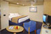 View description of an interior stateroom