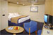 View description of an interior stateroom