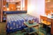 View description of an interior stateroom