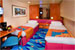 View description of an interior stateroom