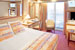 View description of a balcony stateroom