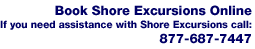 Book Shore Excursion Online