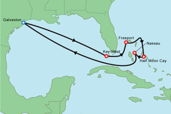 carnival cruise caribbean itinerary